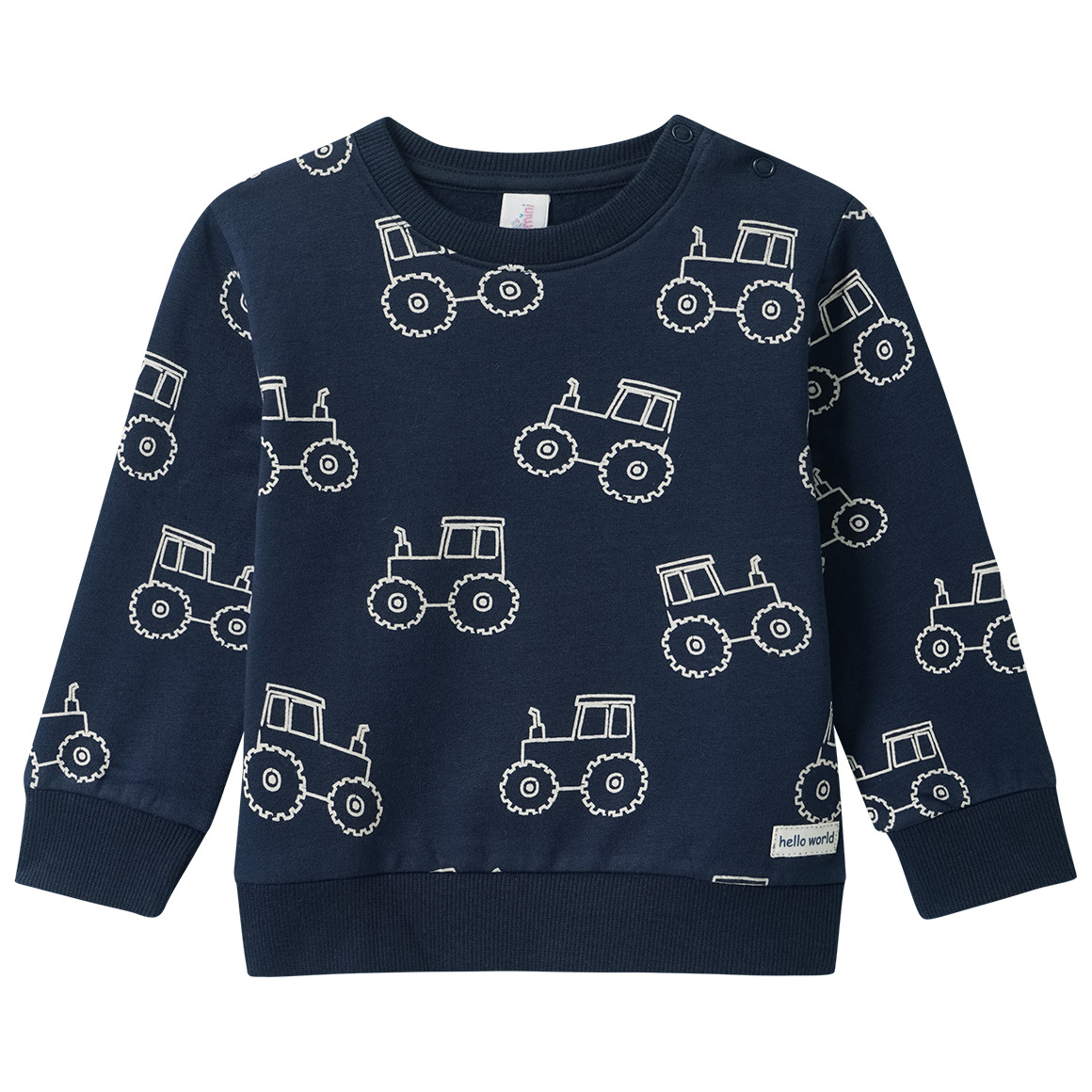 Baby Sweatshirt mit Trecker-Print