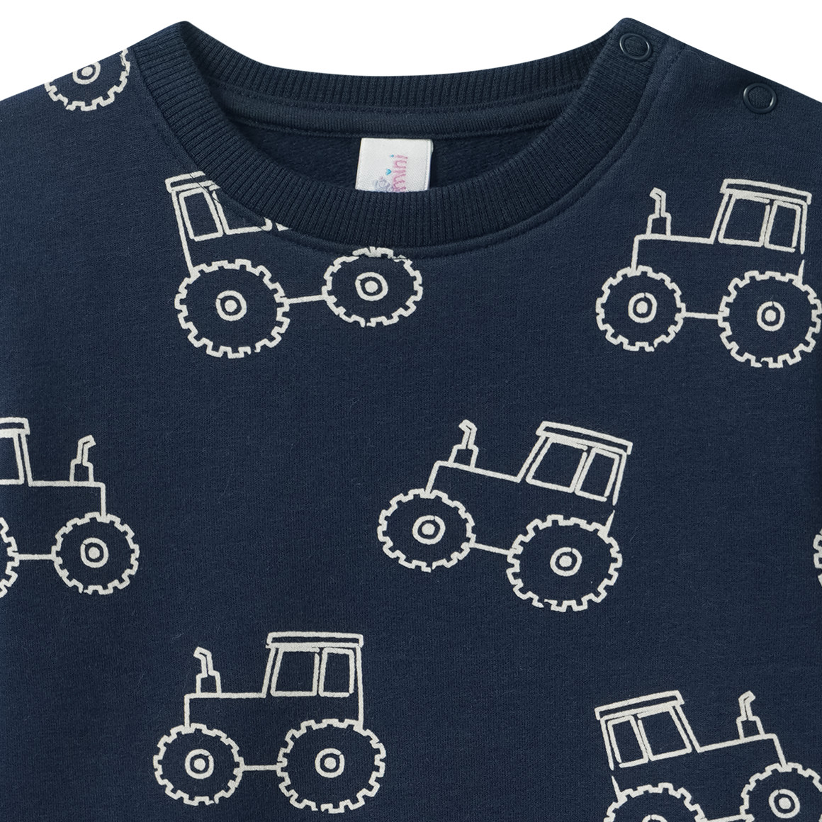 Baby Sweatshirt mit Trecker-Print