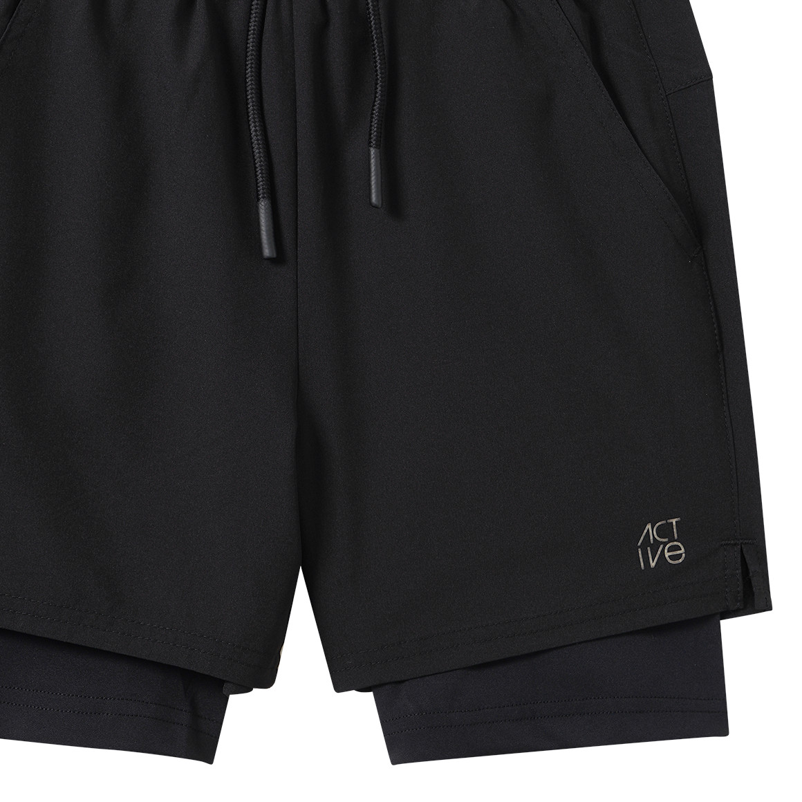 Sportshort voor jongens tweelaags