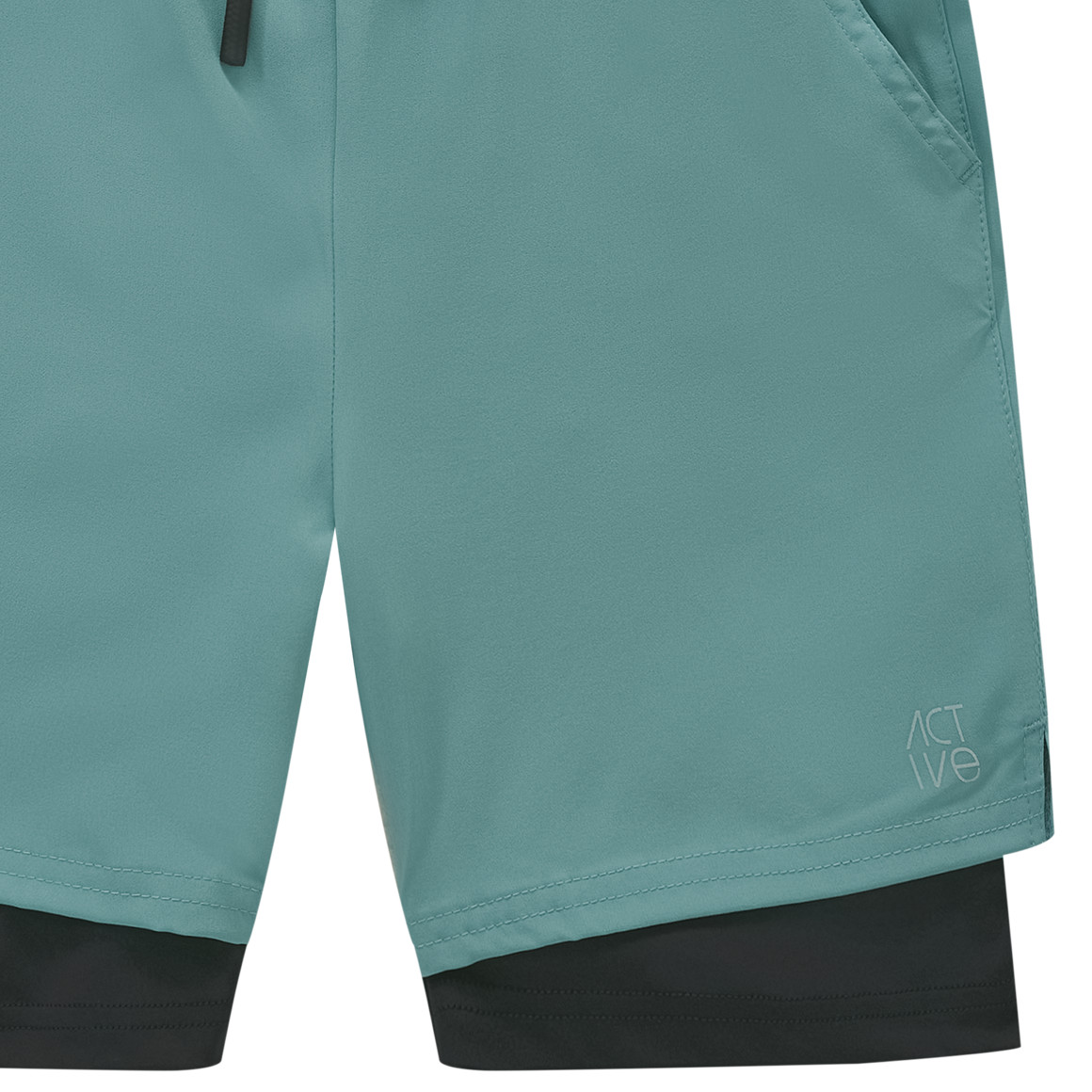 Jungen Sportshorts zweilagig