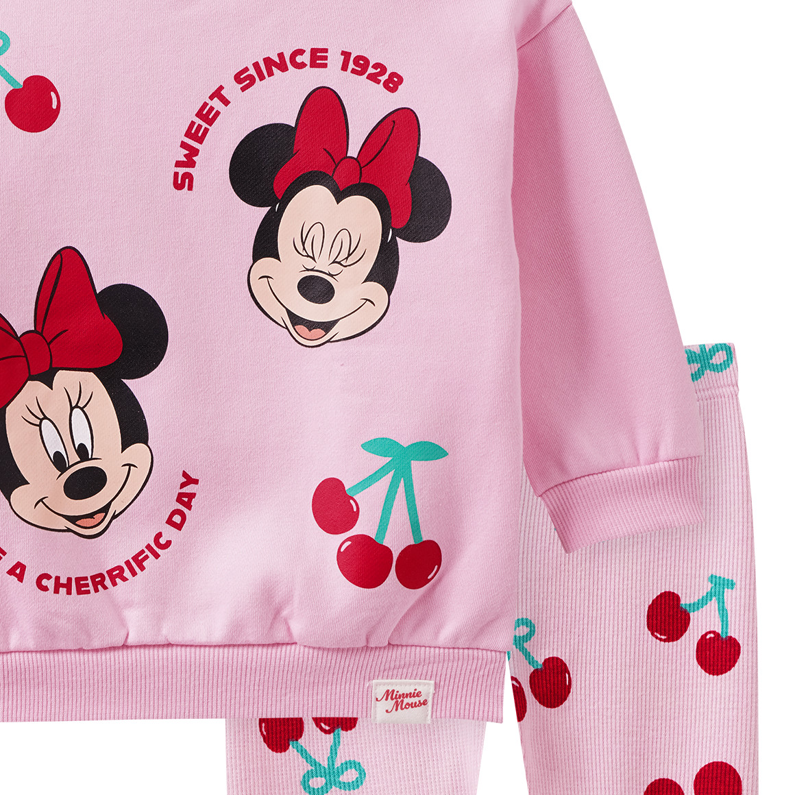 Minnie Maus Set mit Sweatshirt und Leggings