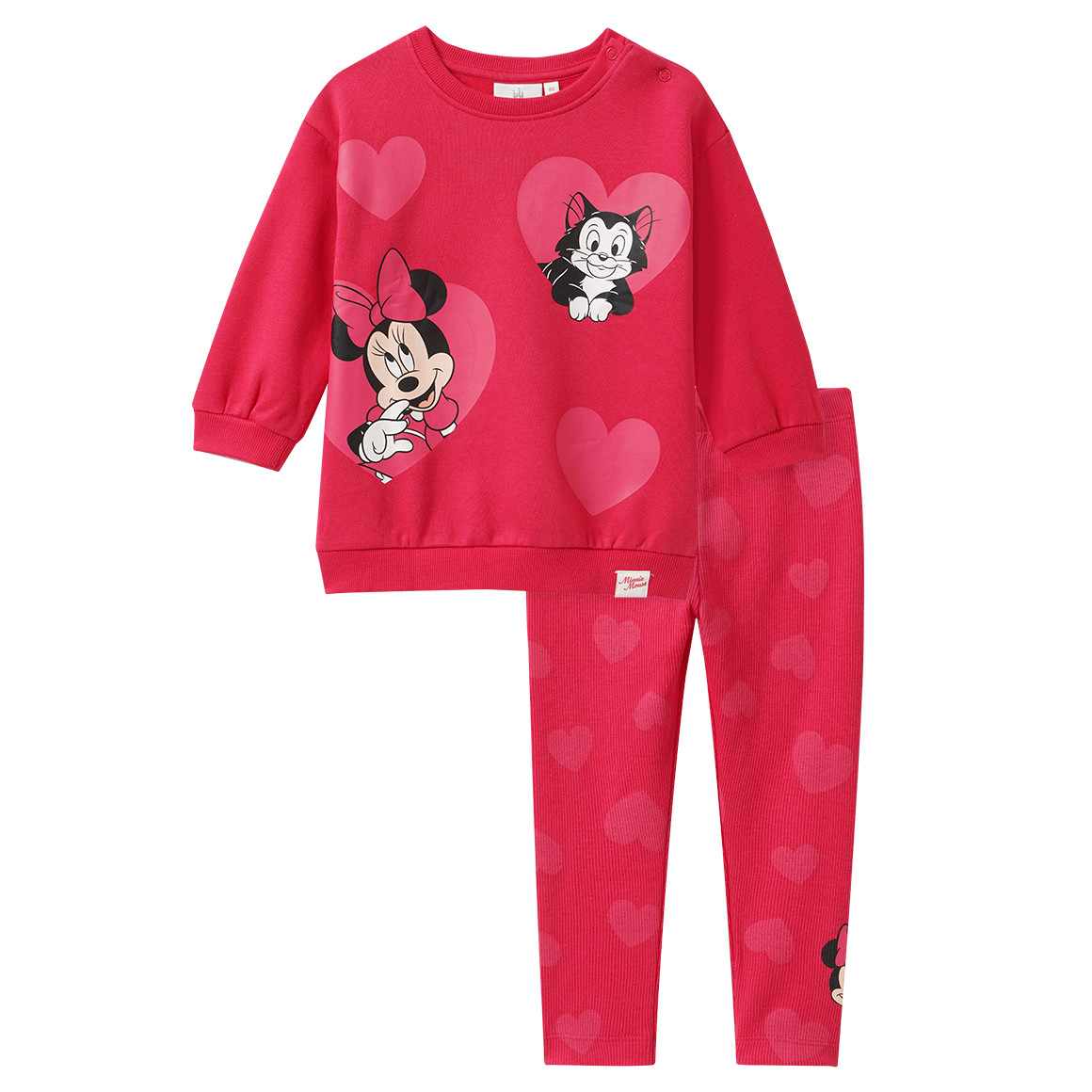 Minnie Maus Set mit Sweatshirt und Leggings