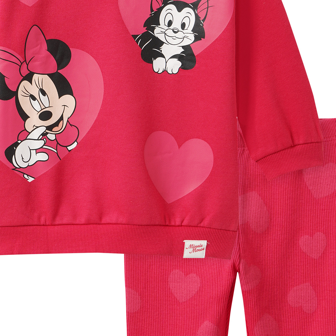 Minnie Maus Set mit Sweatshirt und Leggings