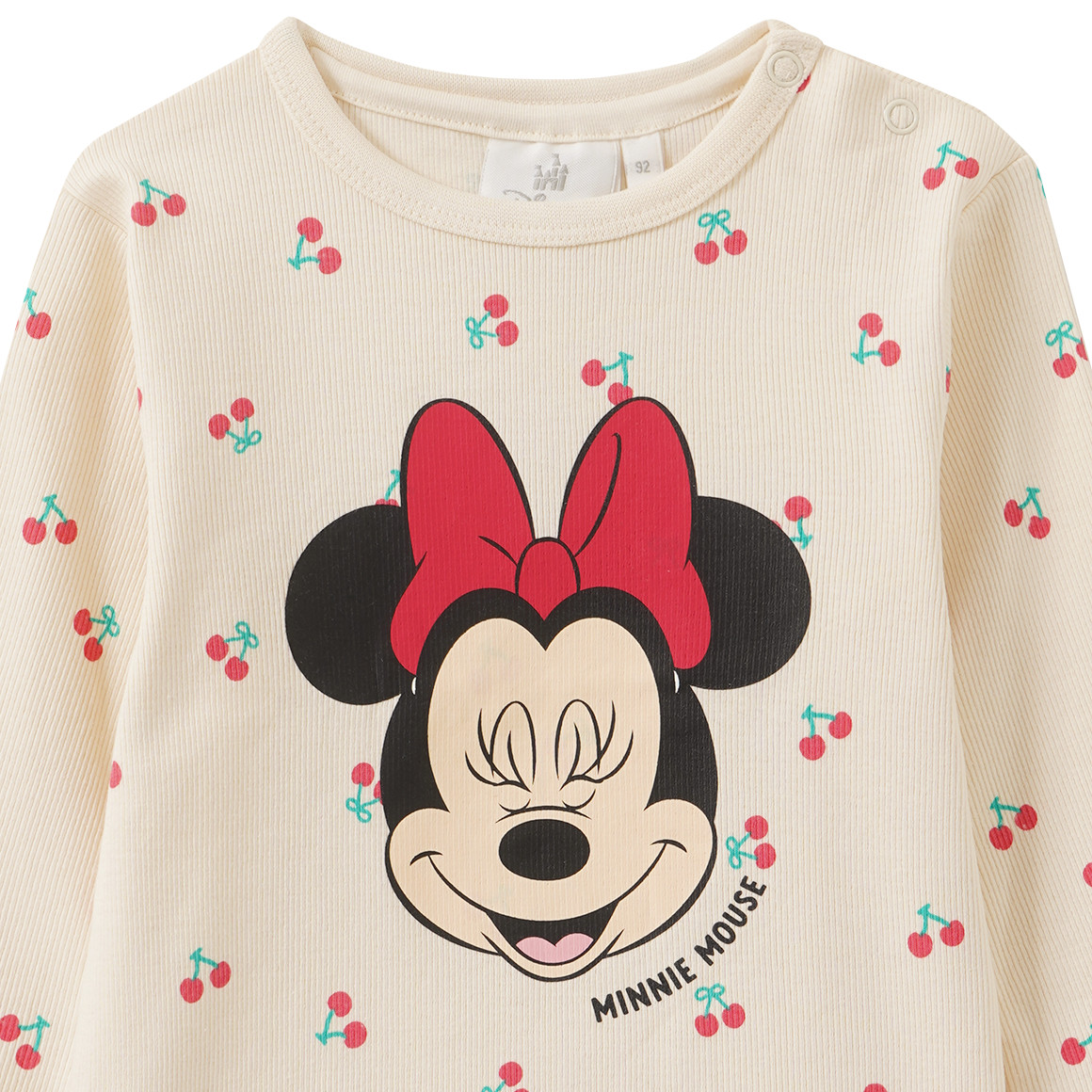 Minnie Maus Langarmshirt mit Kirsch-Allover