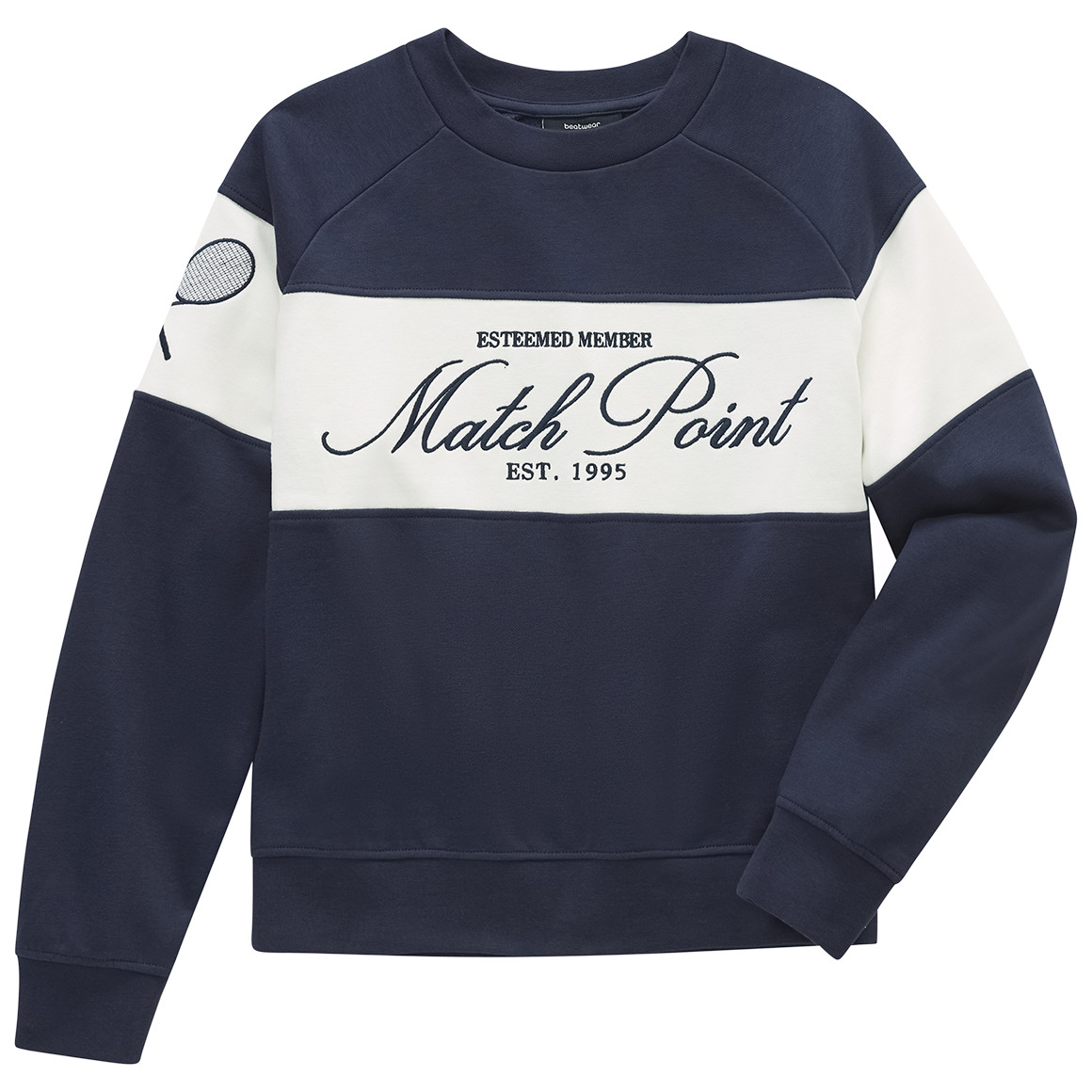 Mädchen Sweatshirt mit Stickerei