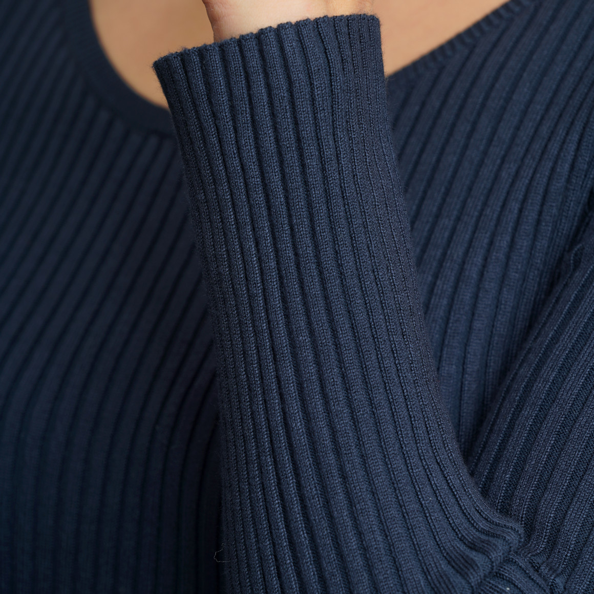 Damen Langarmshirt mit Rundhalsausschnitt