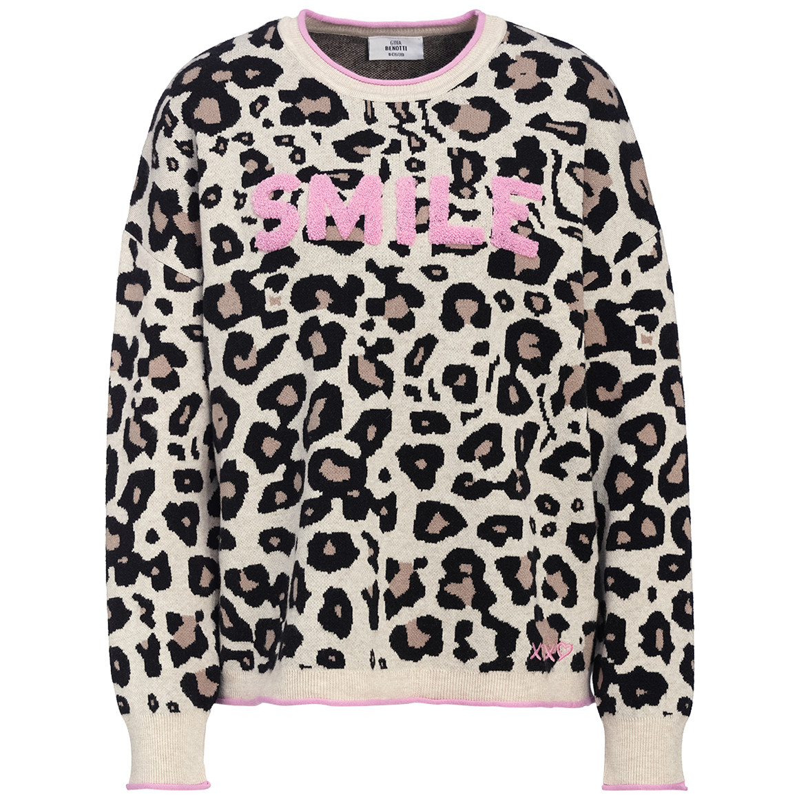 Damen Strickpullover im Leo-Look