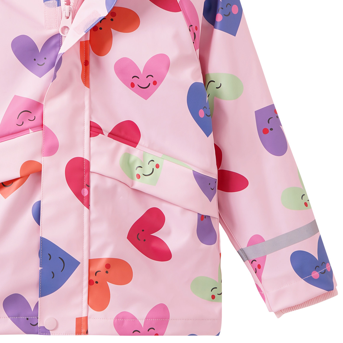 Mädchen Regenjacke mit Beschichtung