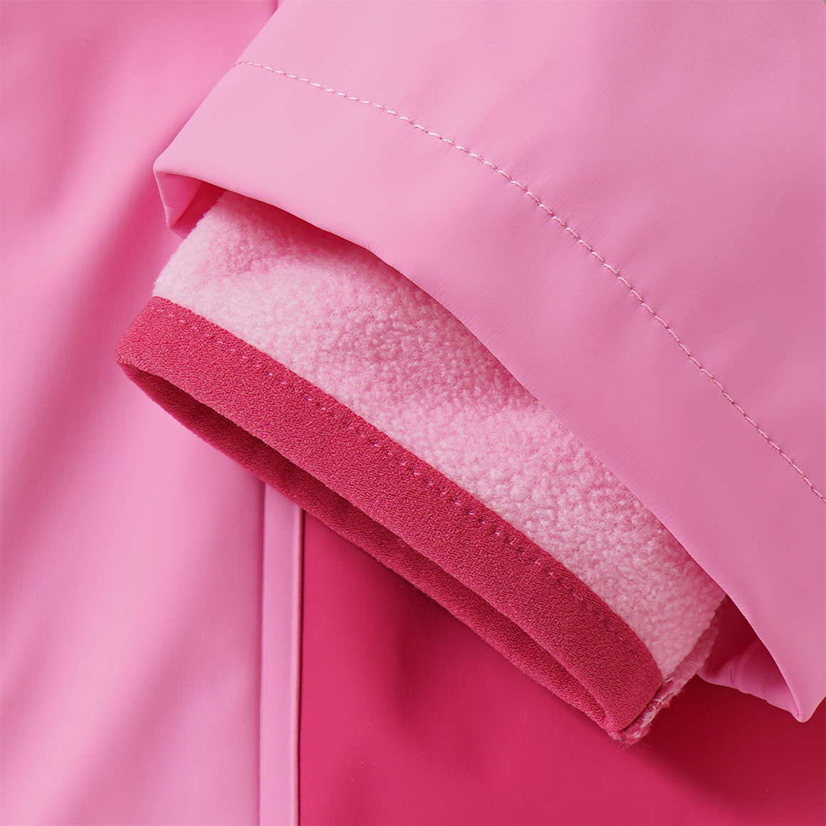 3-in-1 Mädchen Regenjacke mit Colourblocking