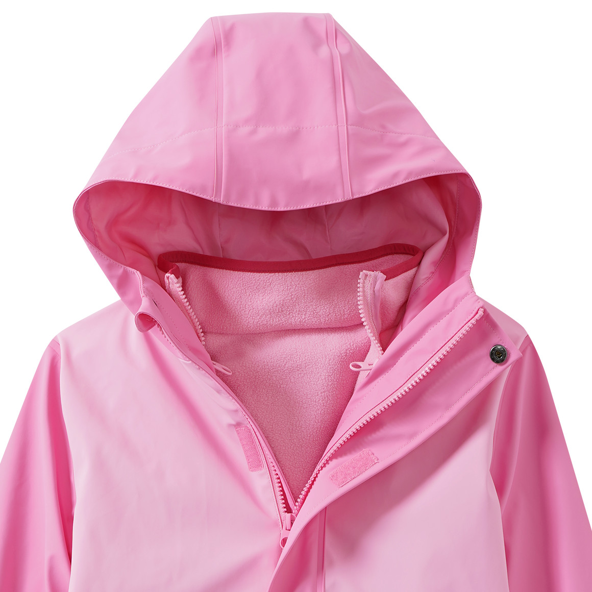 3-in-1 Mädchen Regenjacke mit Colourblocking