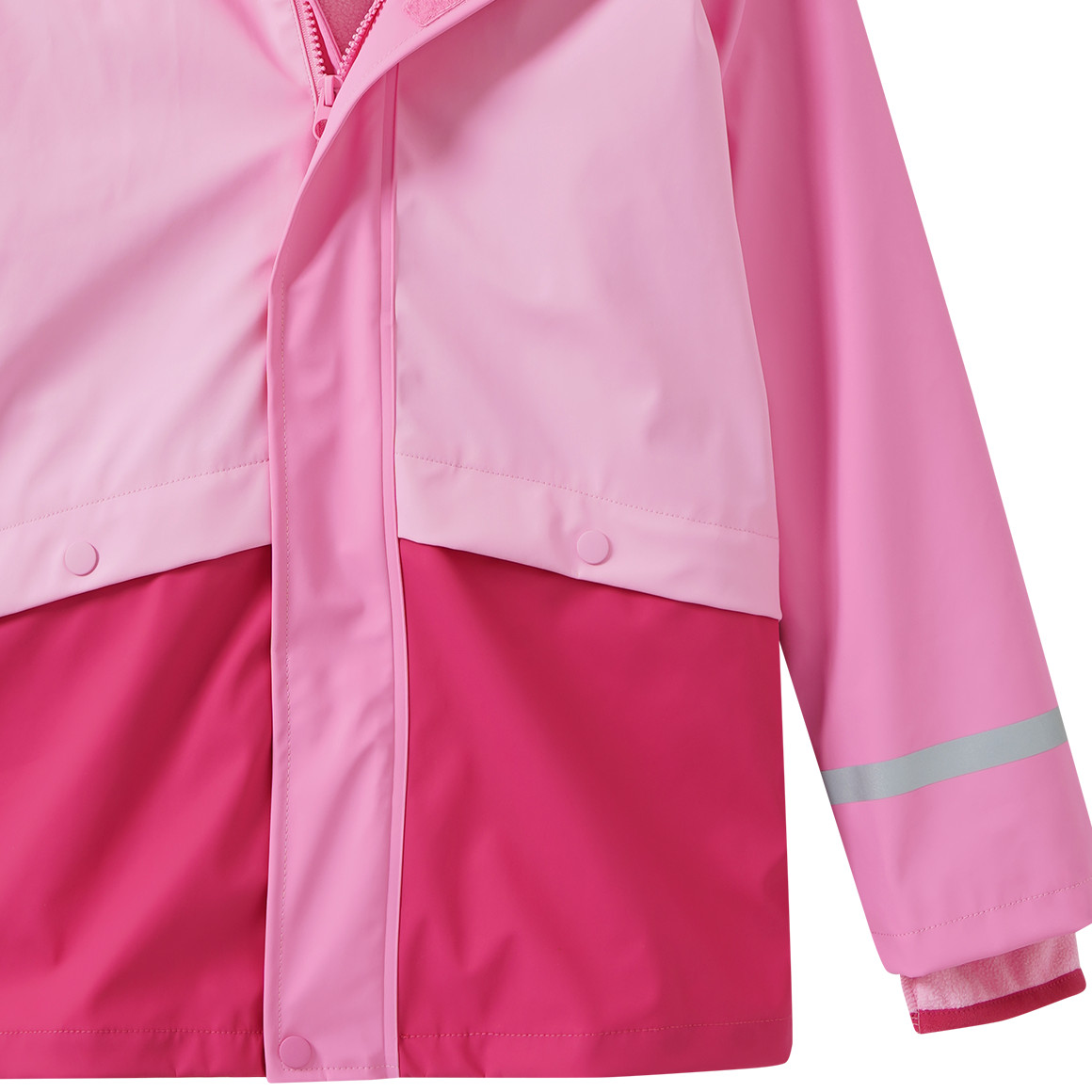 3-in-1 Mädchen Regenjacke mit Colourblocking