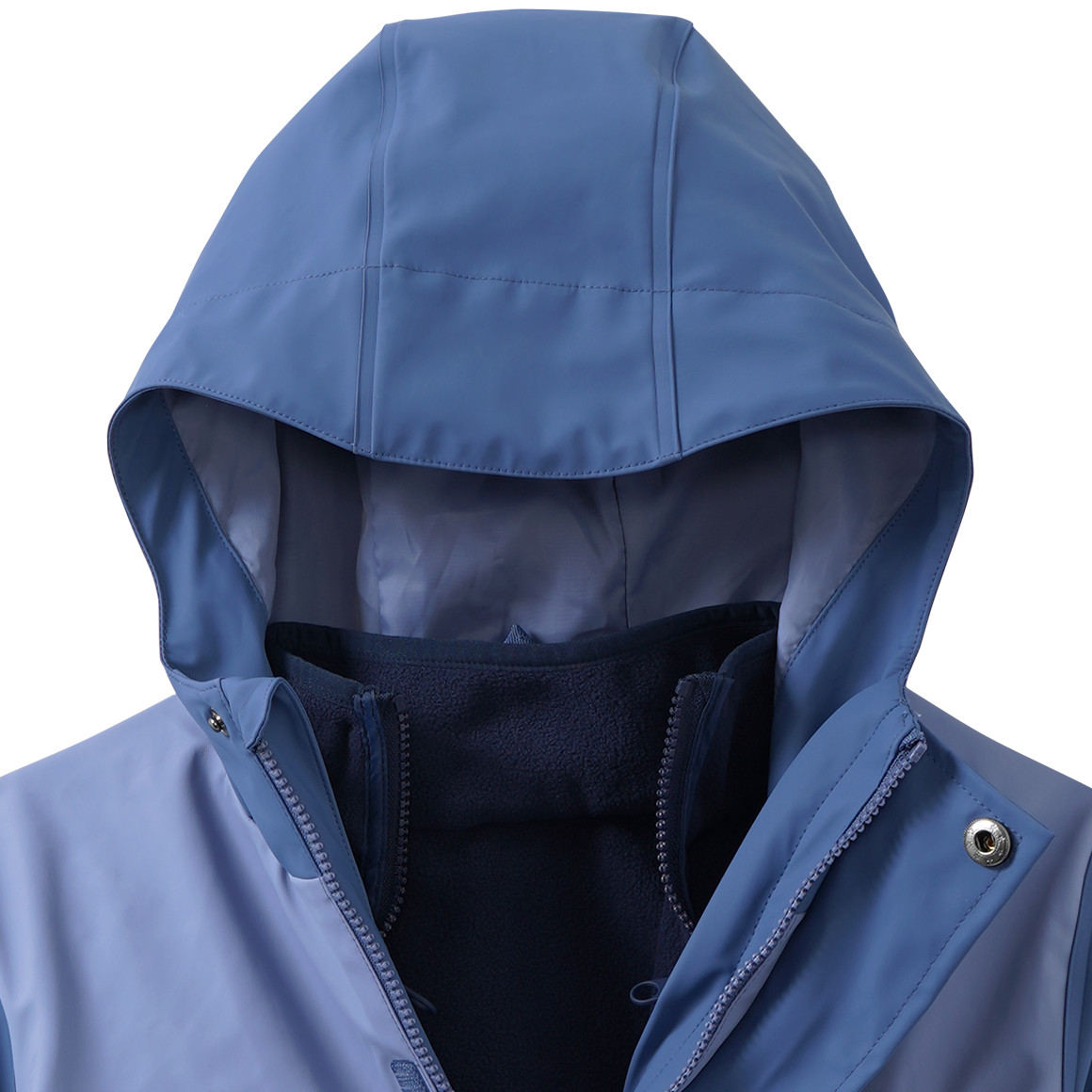 3-in-1 Kinder Regenjacke mit Colourblocking