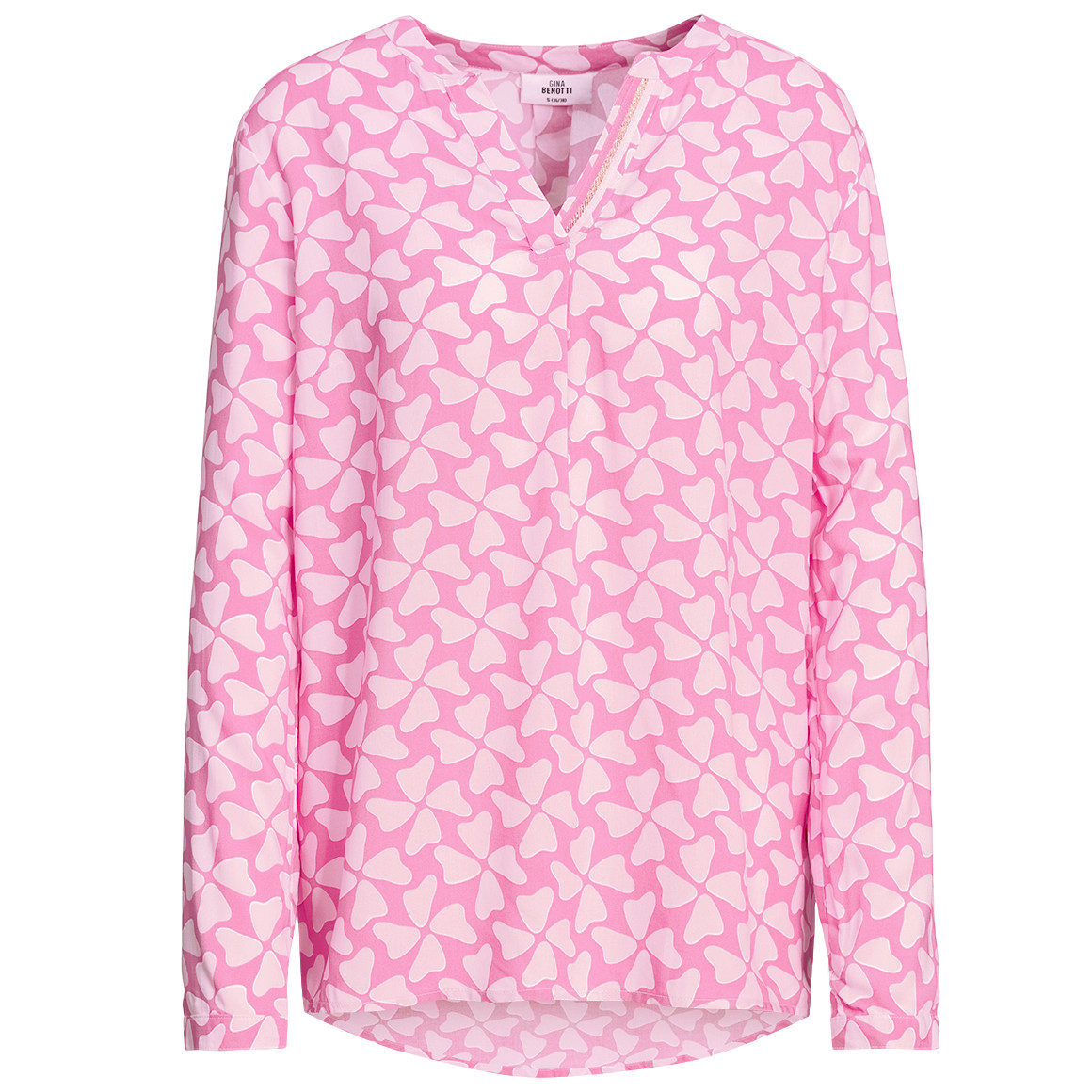 Damen Bluse mit Serafino-Ausschnitt