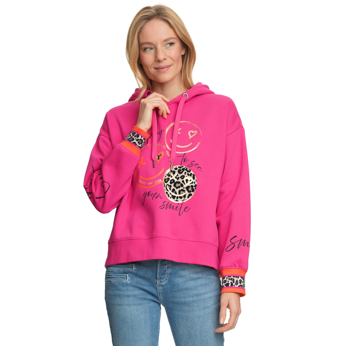 Damen Hoodie mit Print
