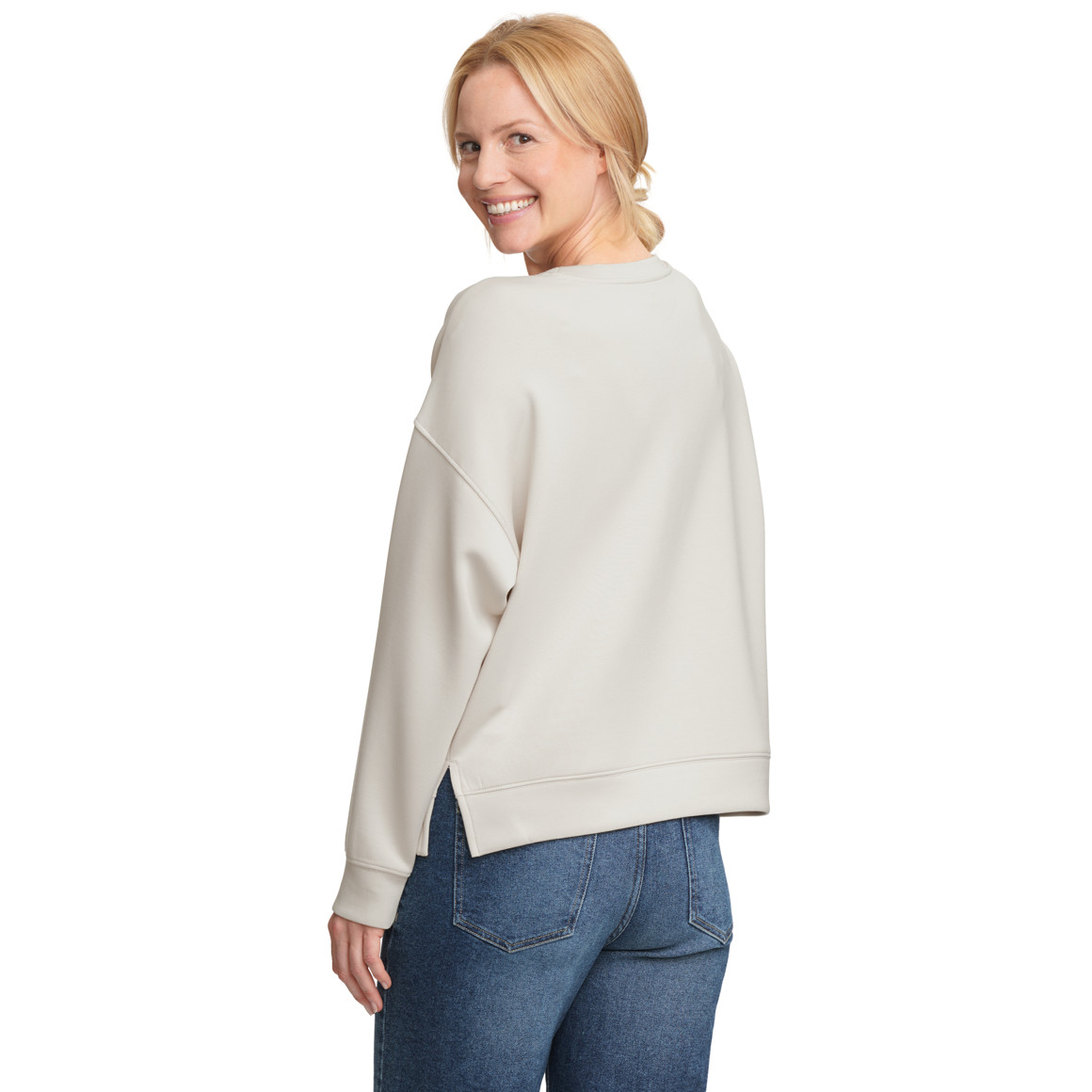 Damen Sweatshirt aus Modal-Mix