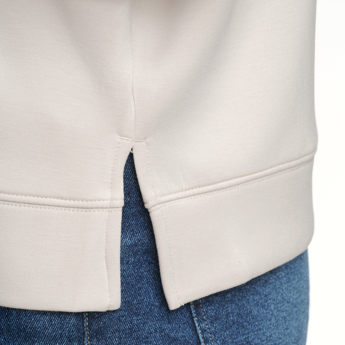 Damen Sweatshirt aus Modal-Mix