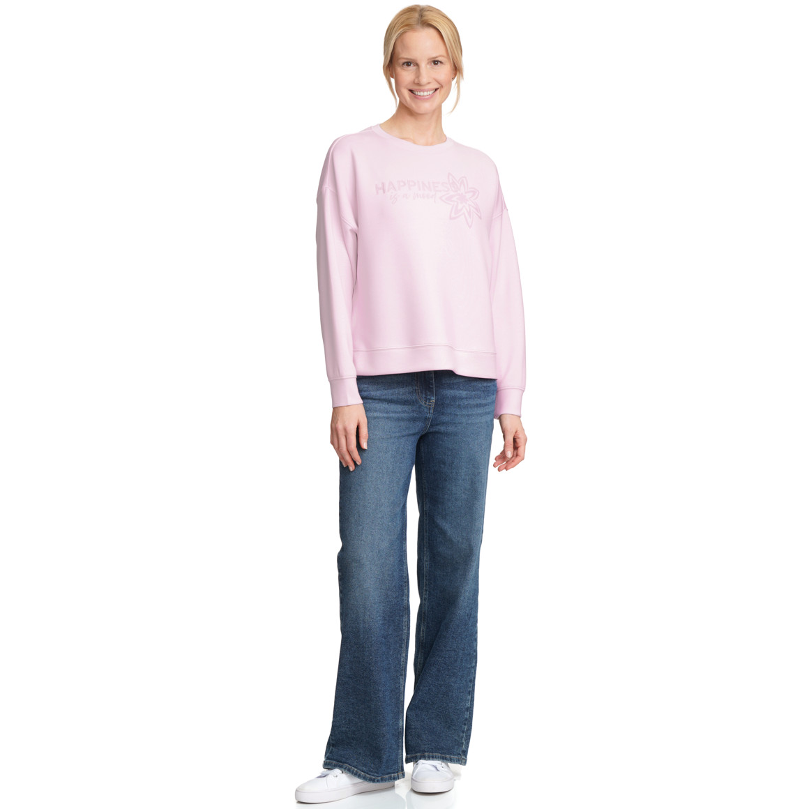 Damen Sweatshirt aus Modal-Mix