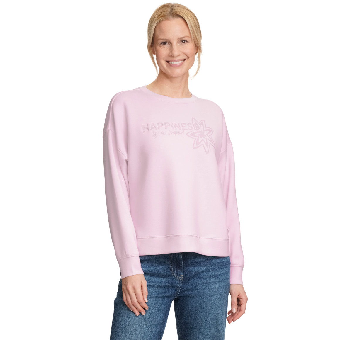 Damen Sweatshirt aus Modal-Mix