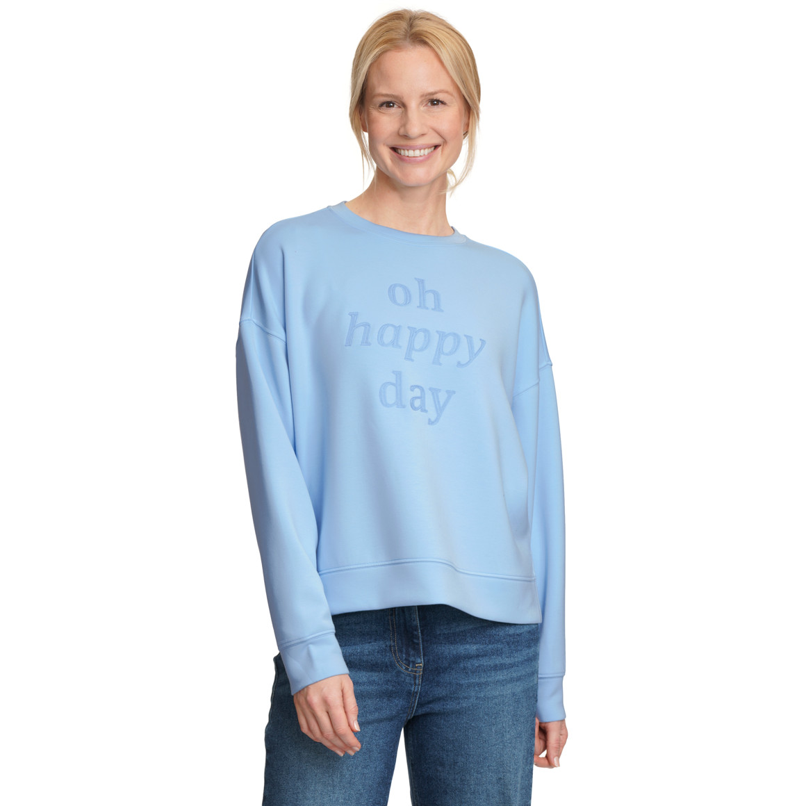 Damen Sweatshirt aus Modal-Mix