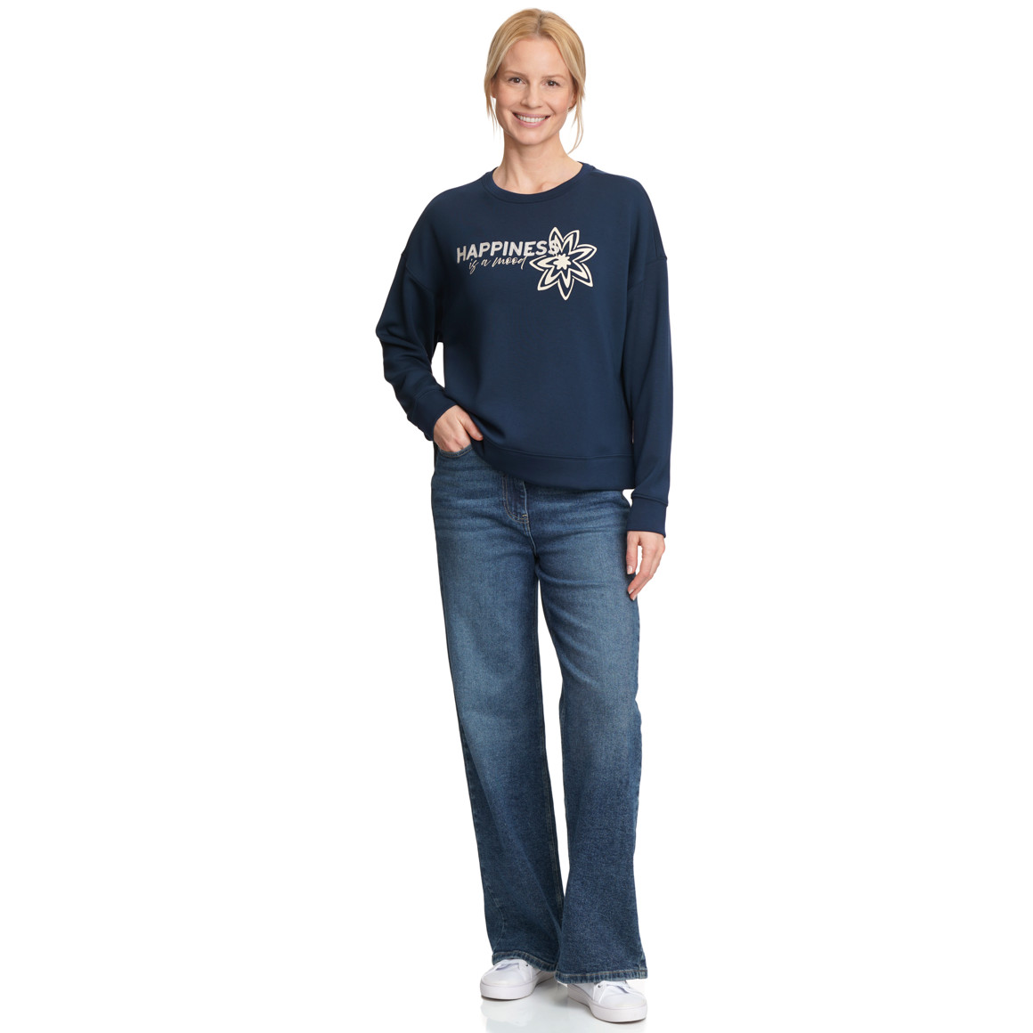 Damen Sweatshirt aus Modal-Mix