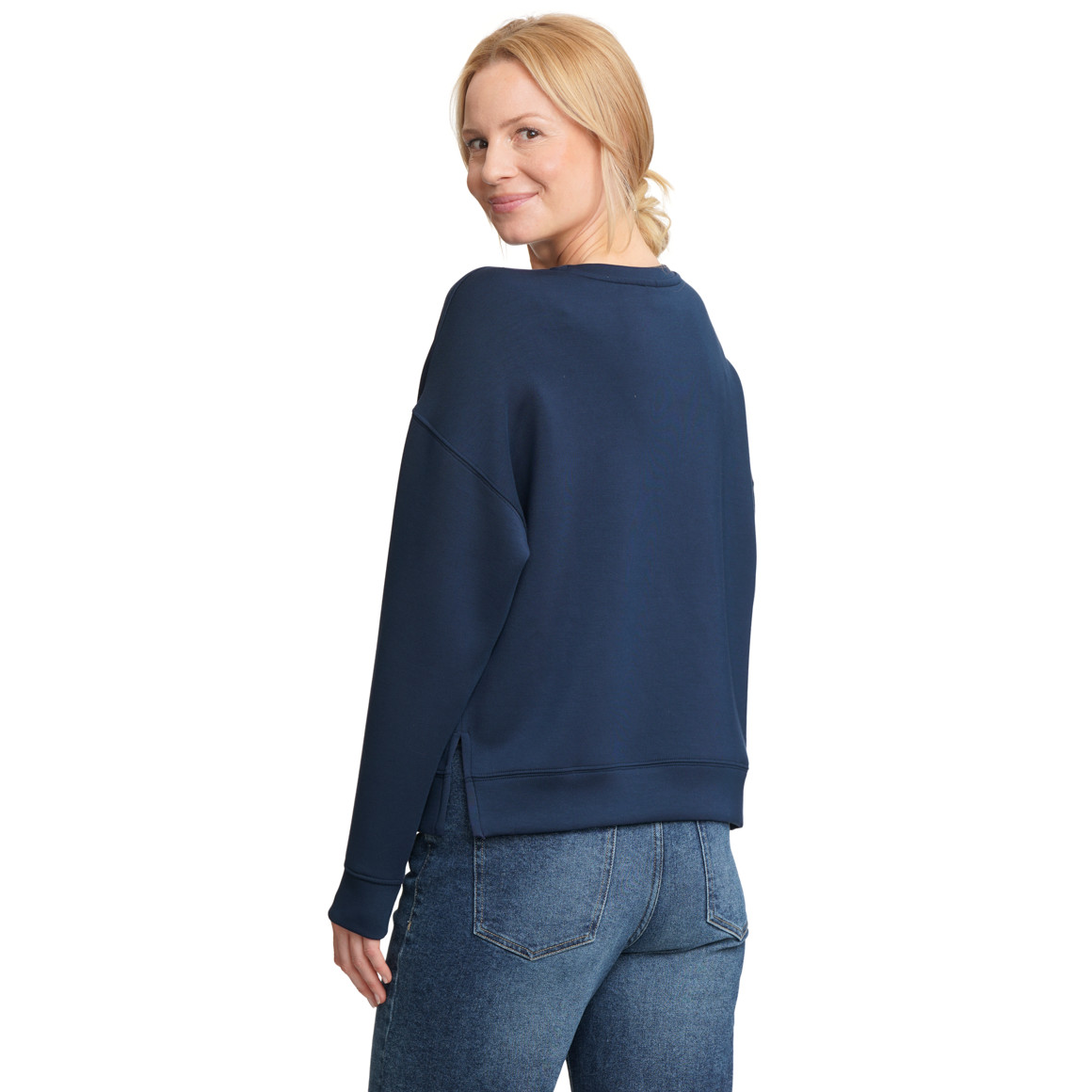 Damen Sweatshirt aus Modal-Mix