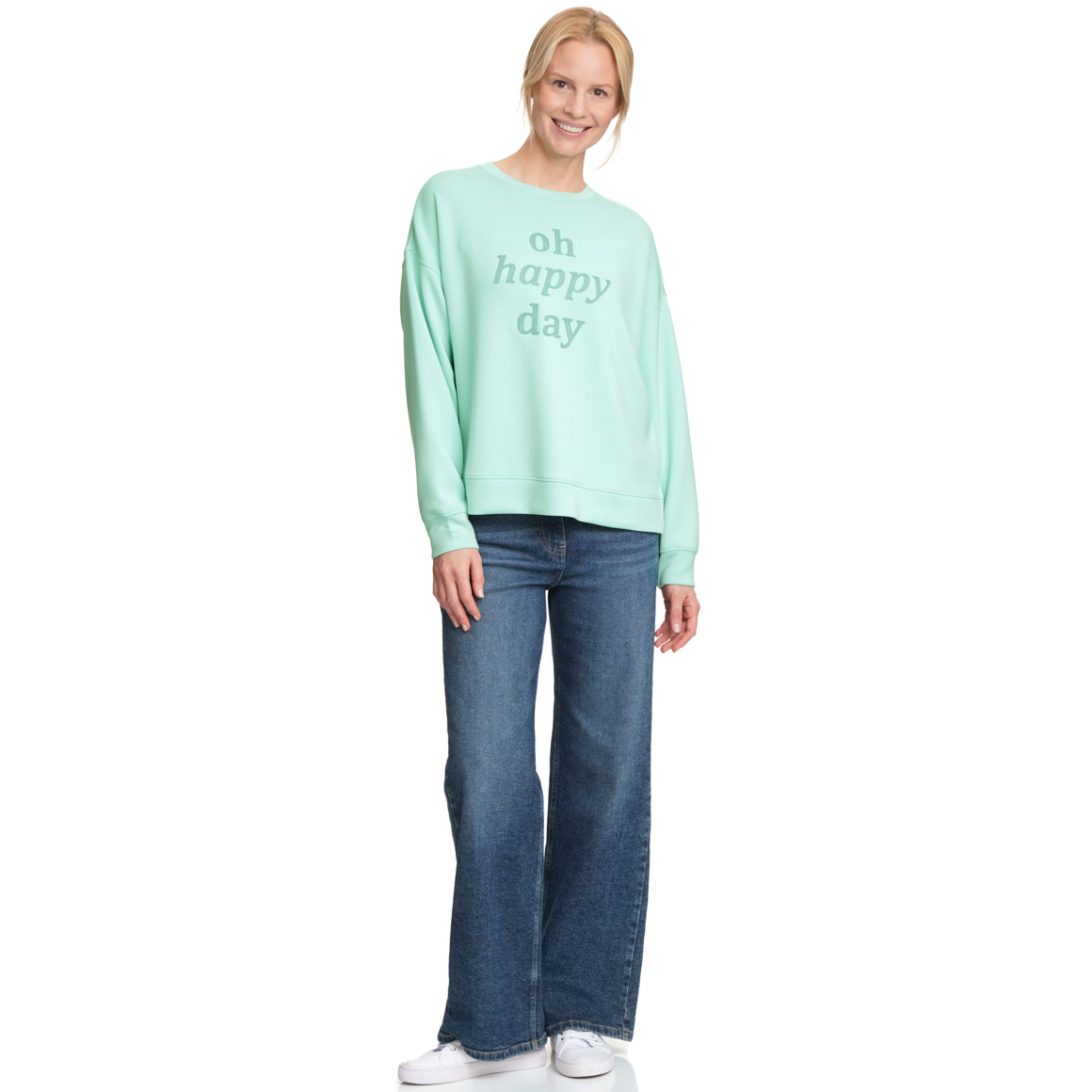 Damen Sweatshirt aus Modal-Mix