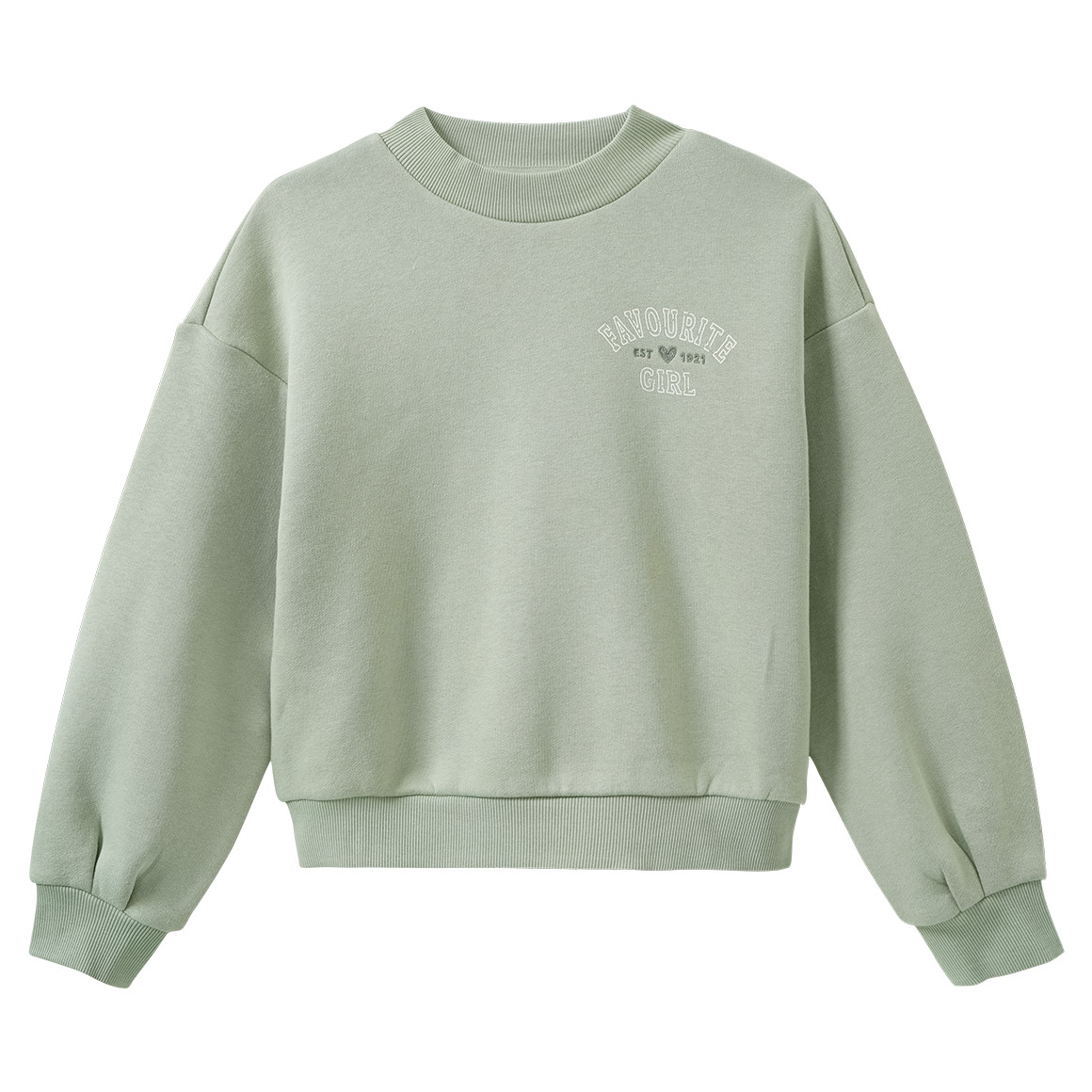 Sweater voor meisjes met opdruk