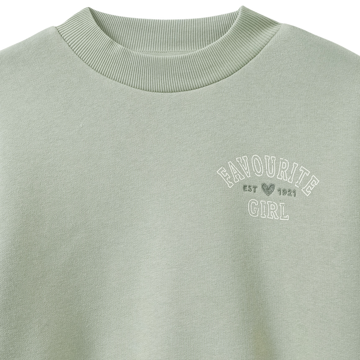 Sweater voor meisjes met opdruk