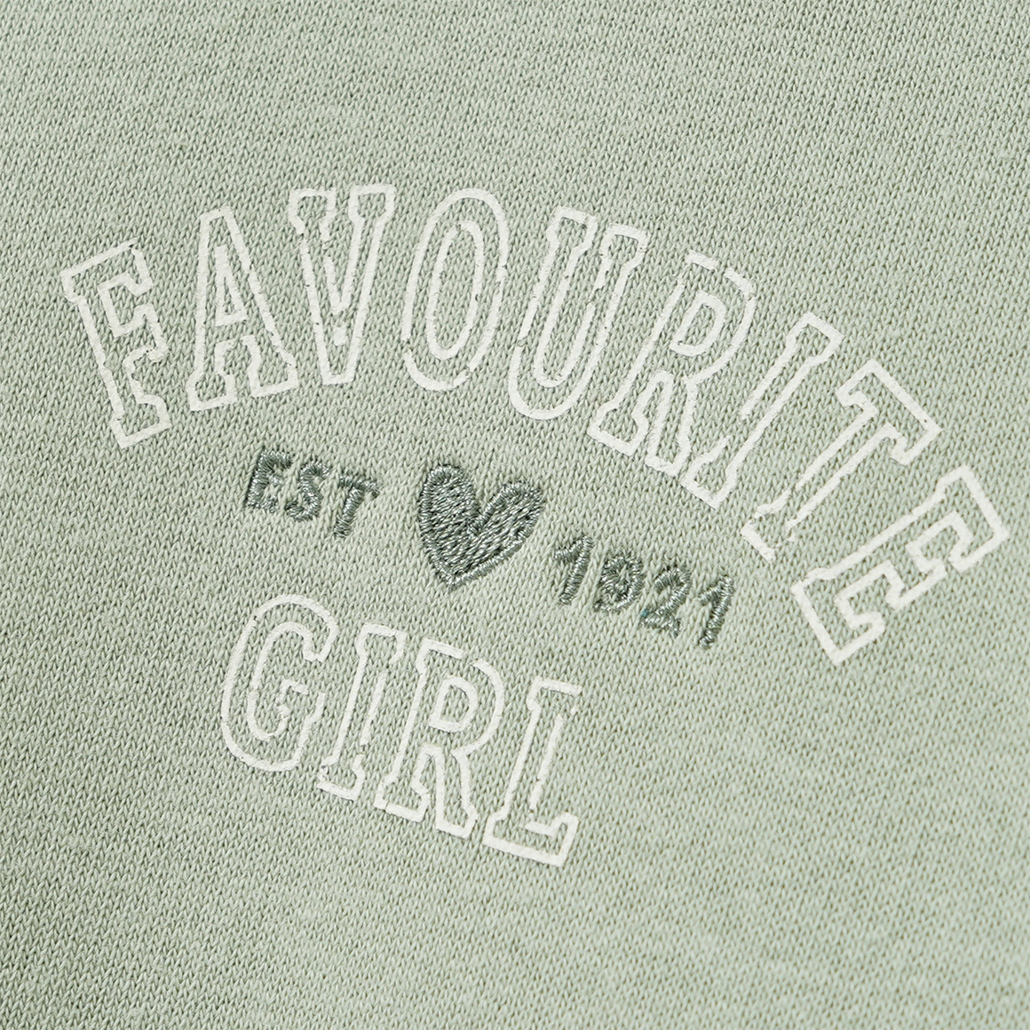 Sweater voor meisjes met opdruk