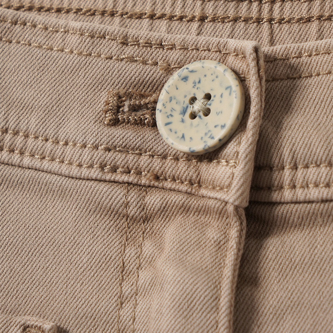Meisjesjeans met wijde pijp, verstelbare band