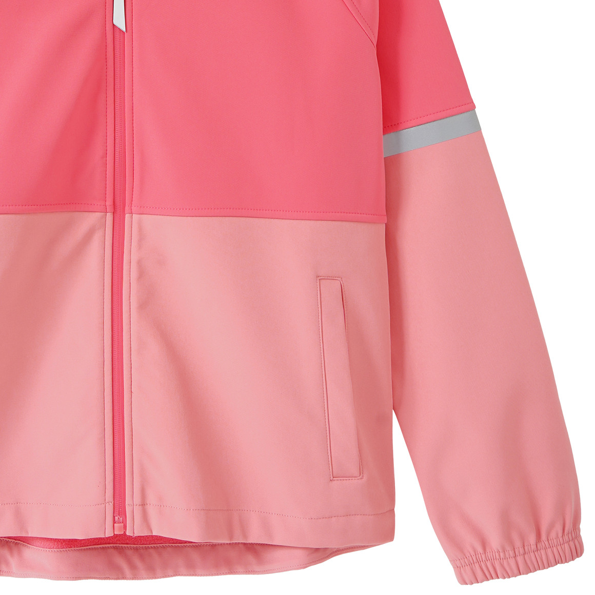 Softshelljack voor meisjes met voering