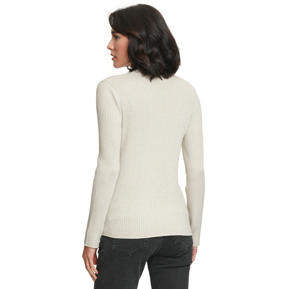 Damen Langarmshirt mit Glitzer