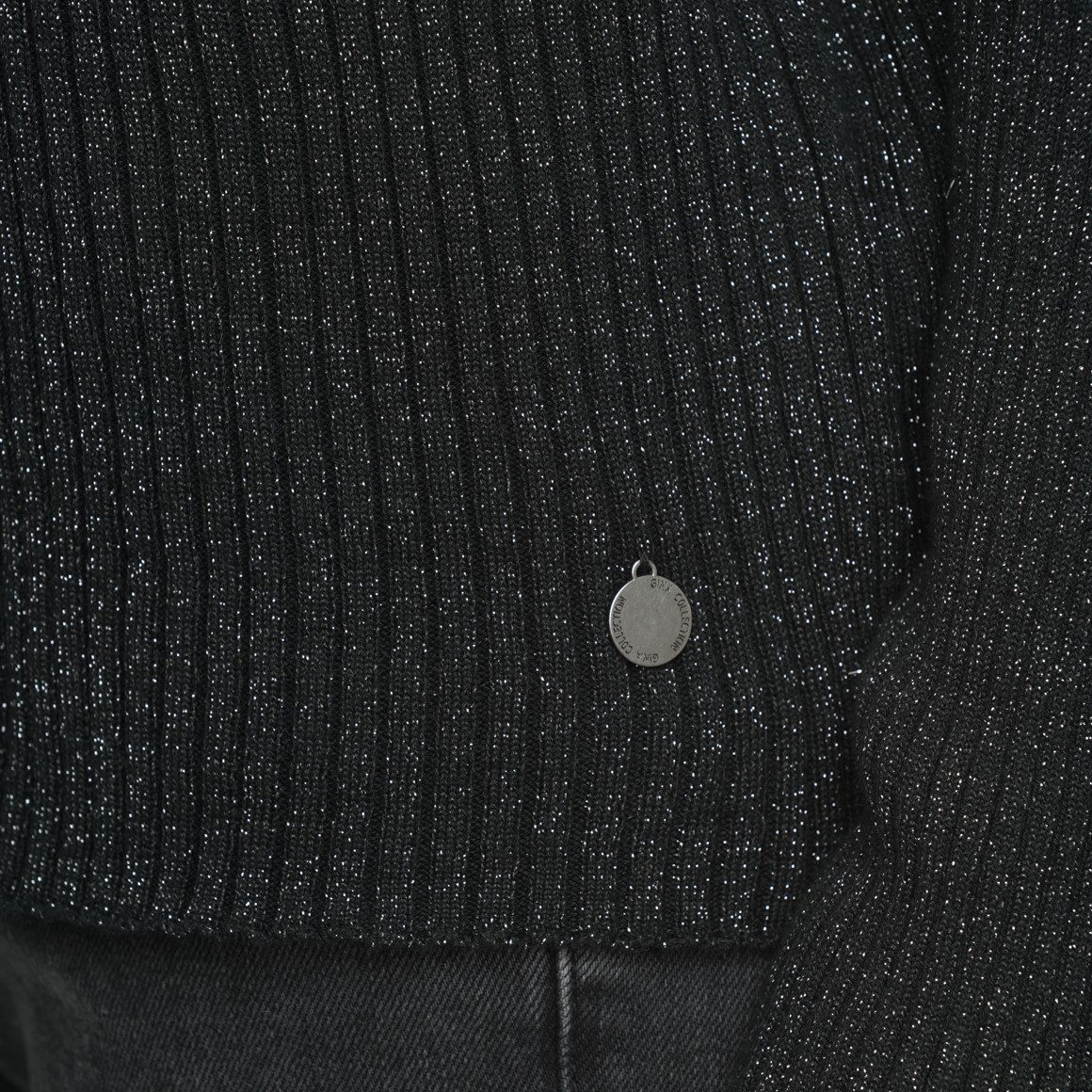 Damen Langarmshirt mit Glitzer