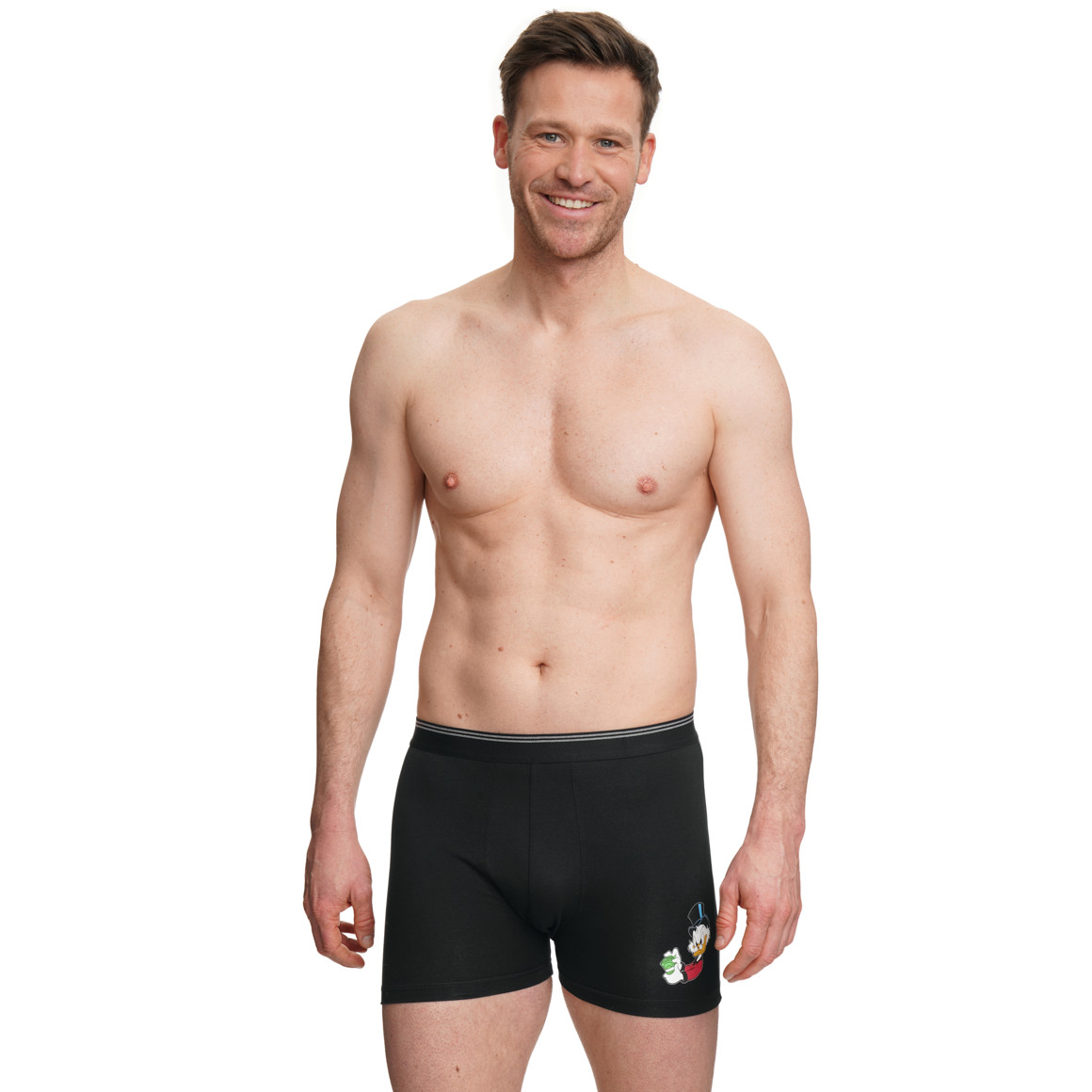 Disney Retroboxer mit Dagobert-Print
