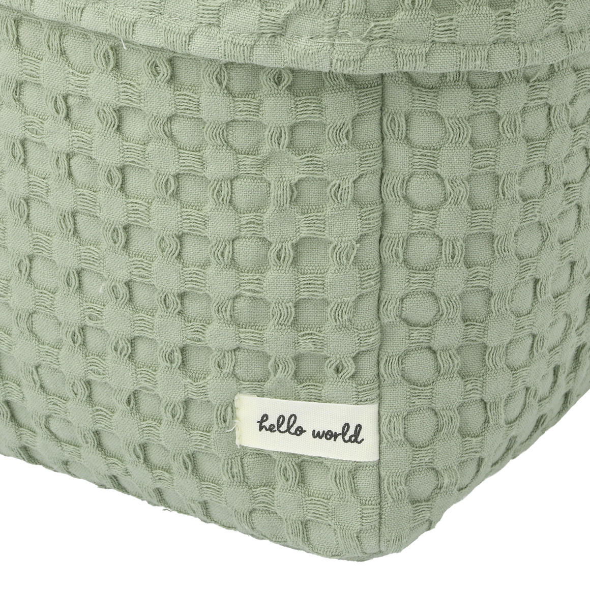 Opbergmand met structuurmateriaal