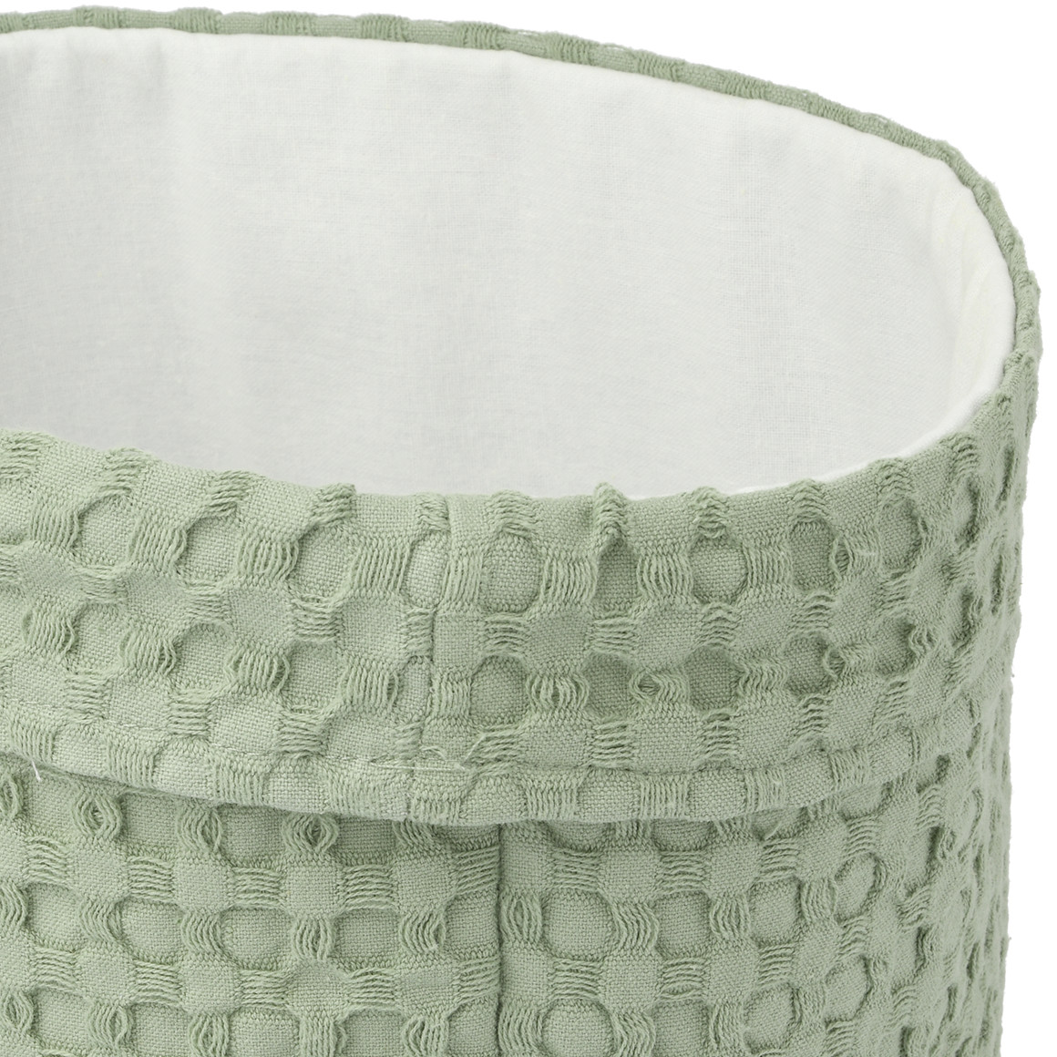 Opbergmand met structuurmateriaal