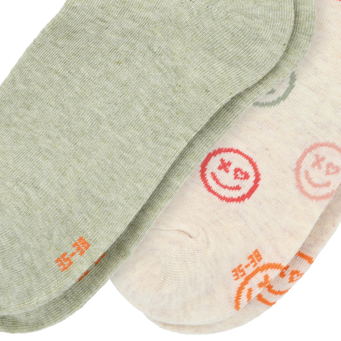 2 Paar Damen Socken mit lustigen Motiven