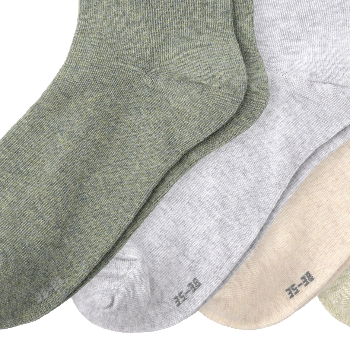 5 Paar Damen Socken mit Bio-Baumwolle