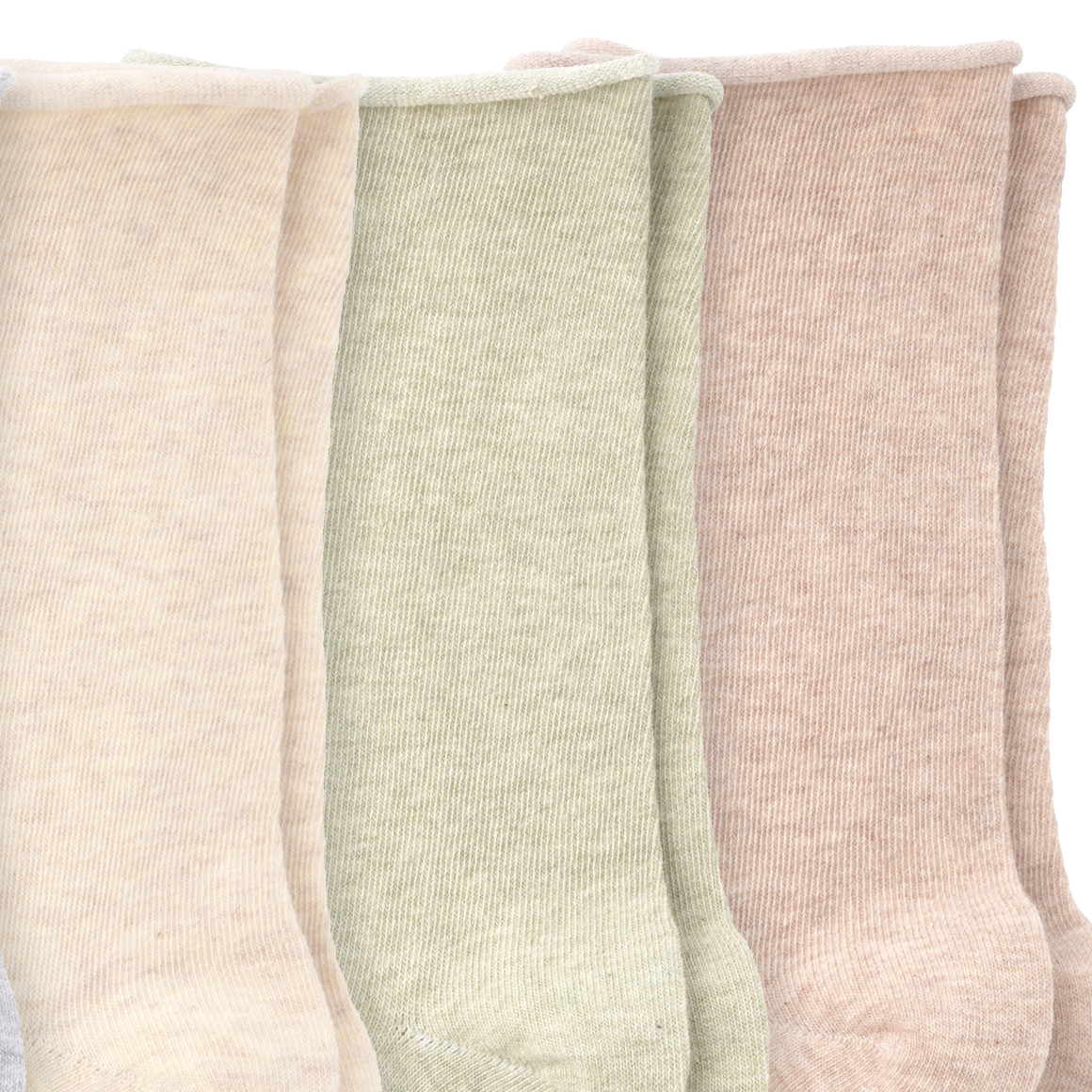 5 Paar Damen Socken mit Bio-Baumwolle