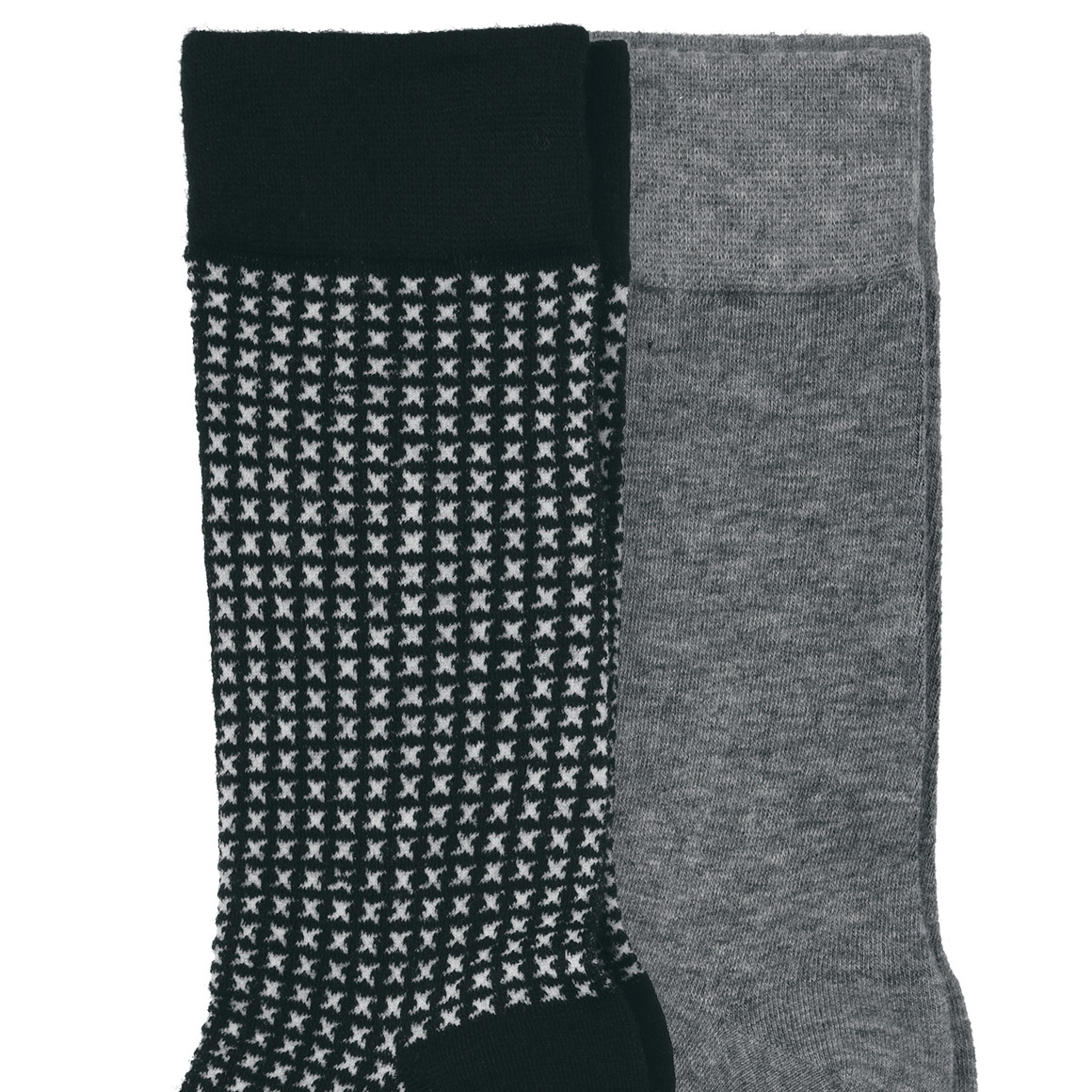 2 paar herensokken met wol