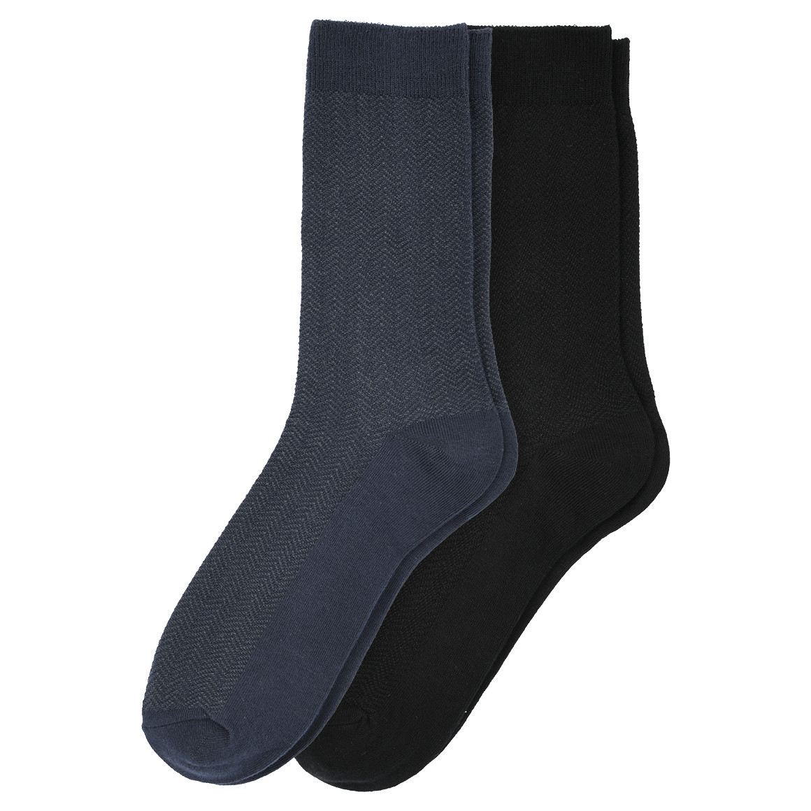 2 Paar Herren Socken mit Muster