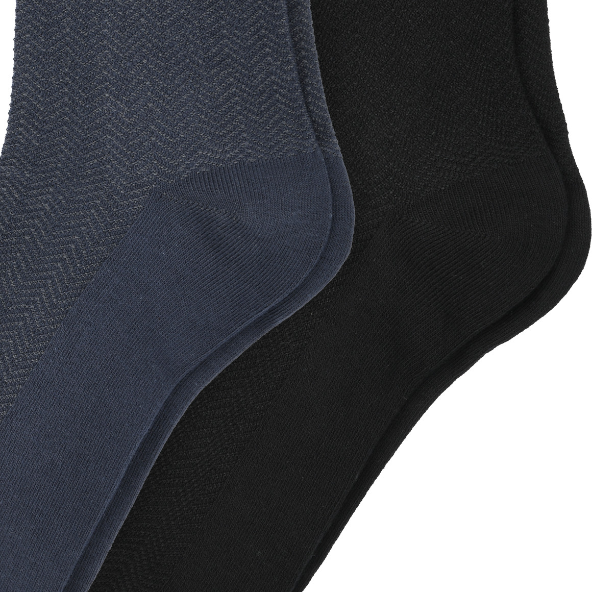 2 Paar Herren Socken mit Muster