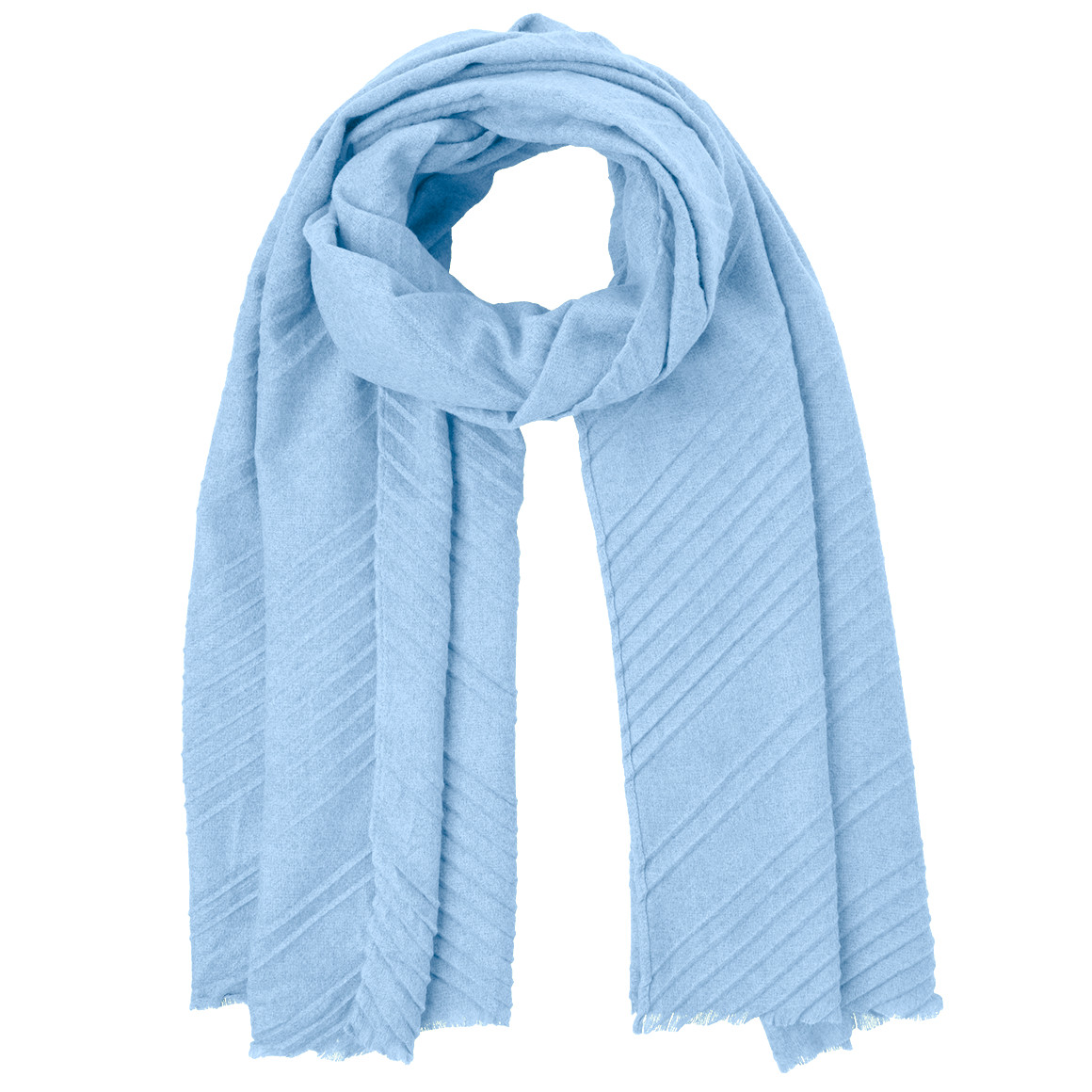 Damen Tuch mit faltiger Optik