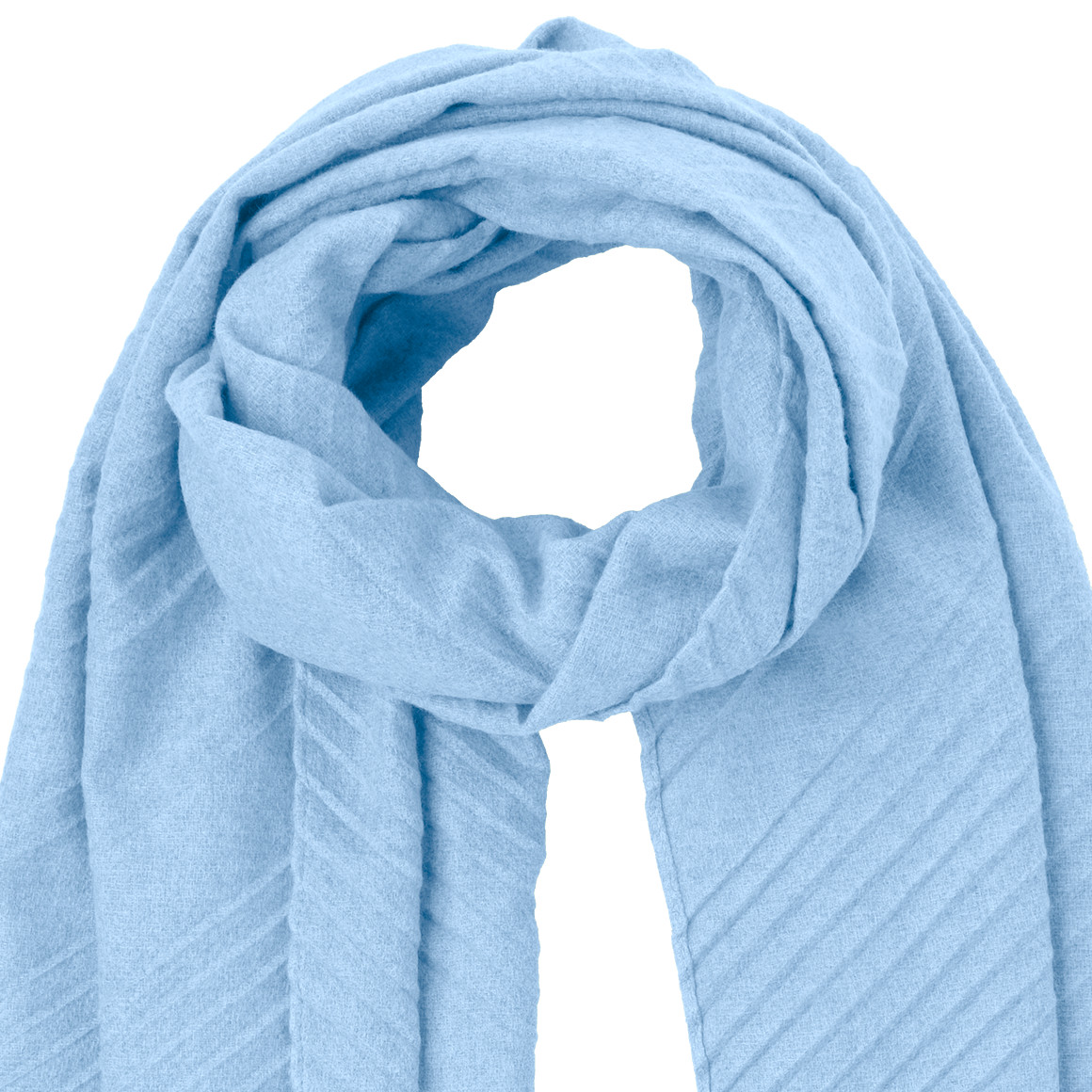 Damen Tuch mit faltiger Optik