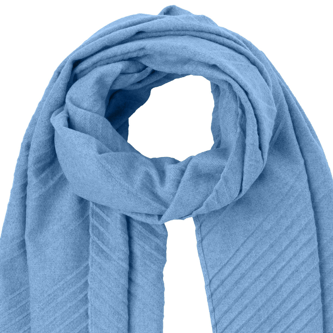 Damen Tuch mit faltiger Optik