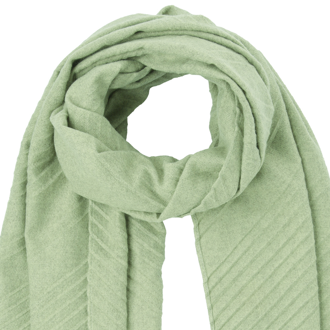 Damen Tuch mit faltiger Optik