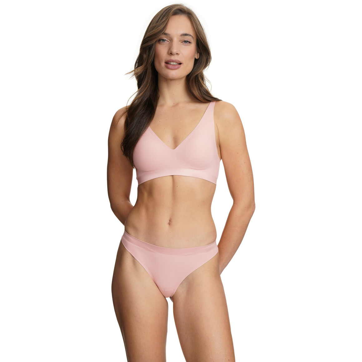 Damen Seamless-Bustier aus glatter Mikrofaser