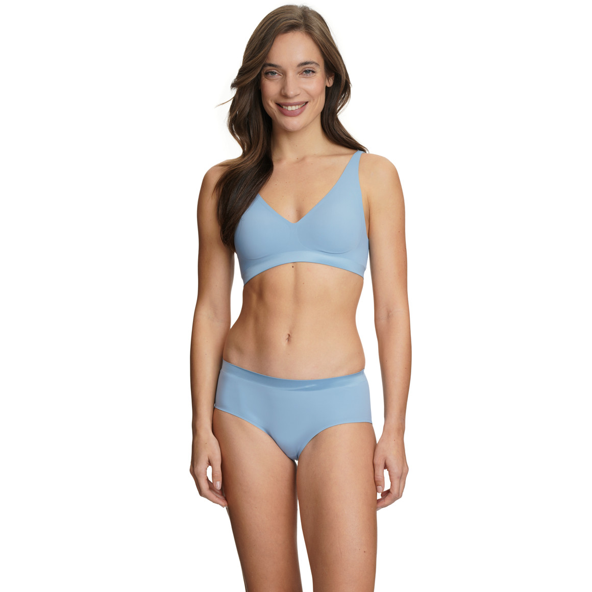 Damen Seamless-Bustier aus glatter Mikrofaser