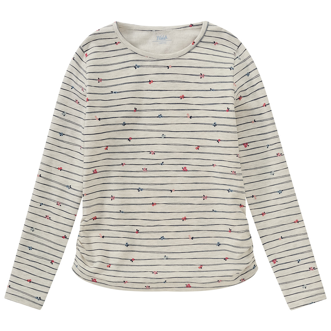 Mädchen Langarmshirt mit Streifen