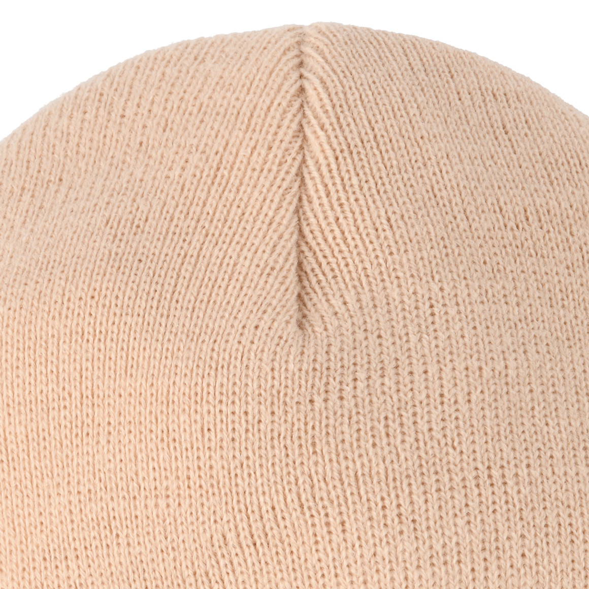 Gebreide muts met borduursel voor meisjes